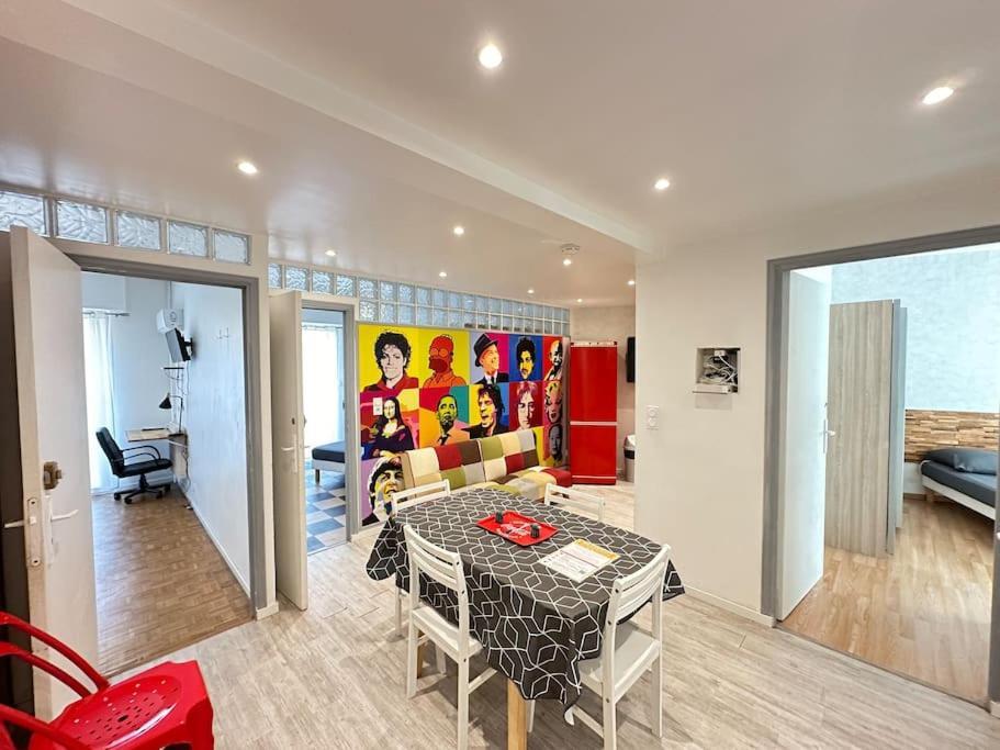 Appartement Avec 4 Chambres Doubles - Proche De La Mer, Des Transports Et De La Promenade Des Anglais Nice Exterior foto