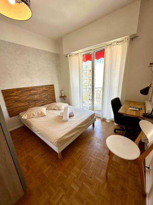Appartement Avec 4 Chambres Doubles - Proche De La Mer, Des Transports Et De La Promenade Des Anglais Nice Exterior foto