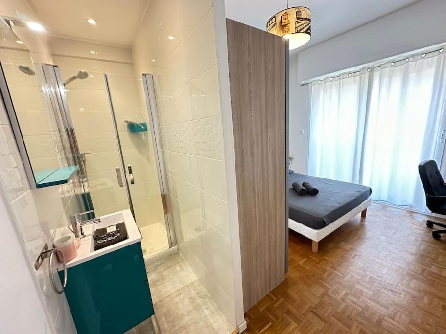 Appartement Avec 4 Chambres Doubles - Proche De La Mer, Des Transports Et De La Promenade Des Anglais Nice Exterior foto