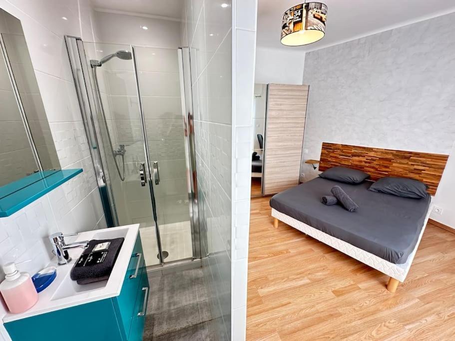 Appartement Avec 4 Chambres Doubles - Proche De La Mer, Des Transports Et De La Promenade Des Anglais Nice Exterior foto