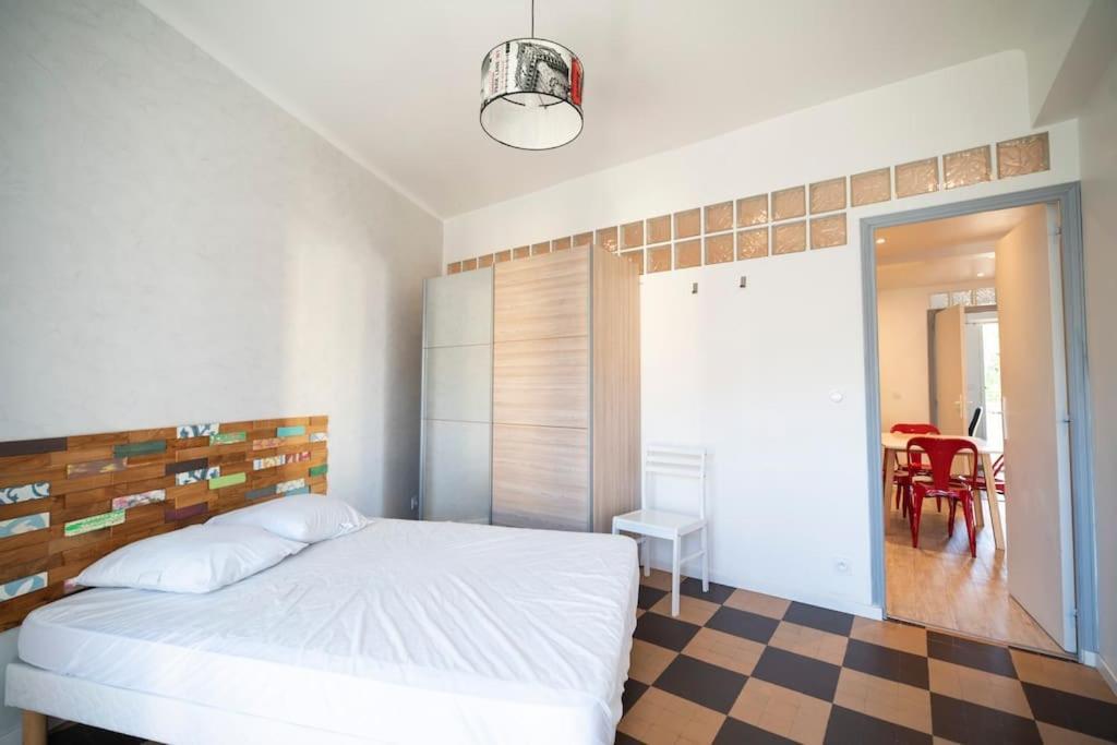 Appartement Avec 4 Chambres Doubles - Proche De La Mer, Des Transports Et De La Promenade Des Anglais Nice Exterior foto
