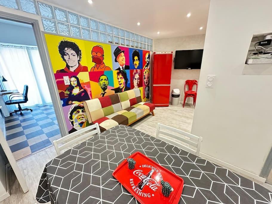 Appartement Avec 4 Chambres Doubles - Proche De La Mer, Des Transports Et De La Promenade Des Anglais Nice Exterior foto